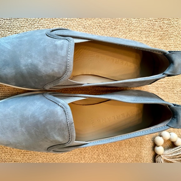 Everlane Street Shoe Grey Suede Pointed Toe Sneakers size 8 1/2 NWOT - Picture 5 of 8